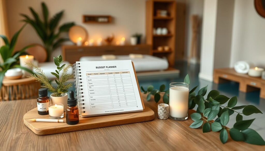 spa getaway budgeting
