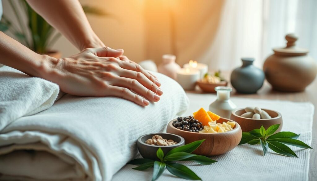 בריאות בשילוב עיסוי